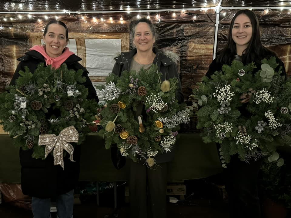 Wreath Making Workshop at The Willows garden Centre